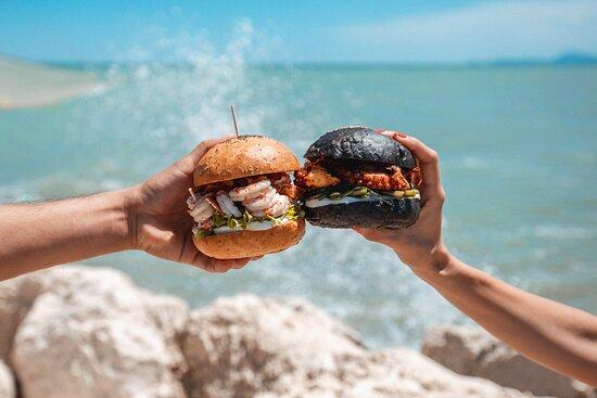 Fish Ham Burger & Fry